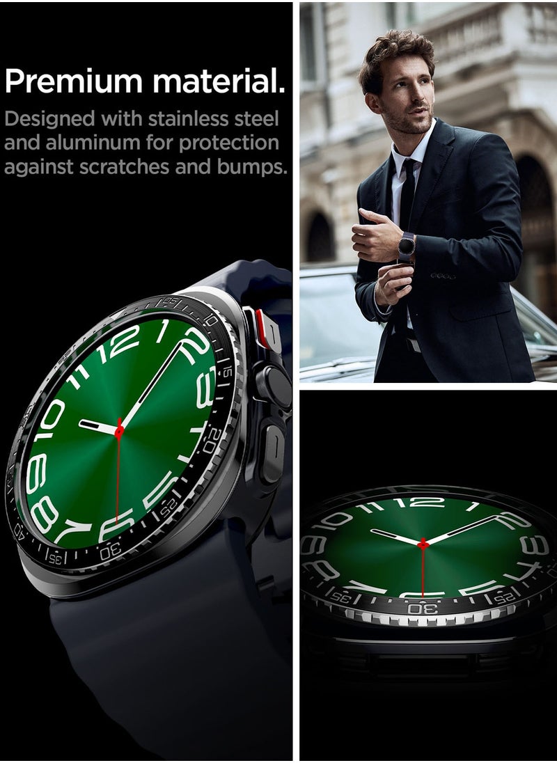 Spigen Bezel Tune for Samsung Galaxy Watch Ultra 47mm Bezel Ring Protector Adhesive Cover (2024) - Black  - Image 4