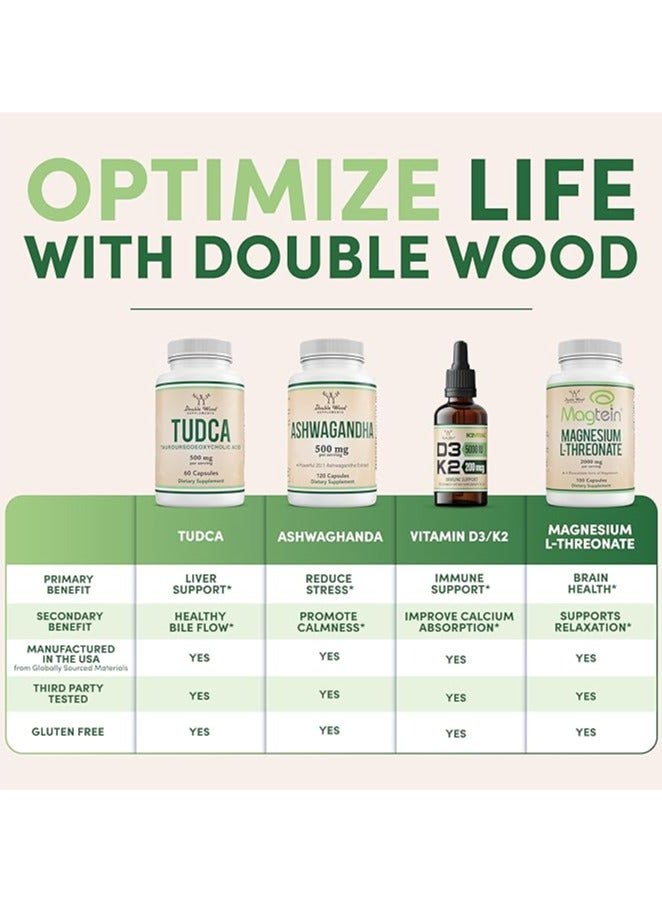 Double Wood Supplements Doublewood Nattokinase Supplement 4,000 FU Servings, 120 Capsules - Image 4