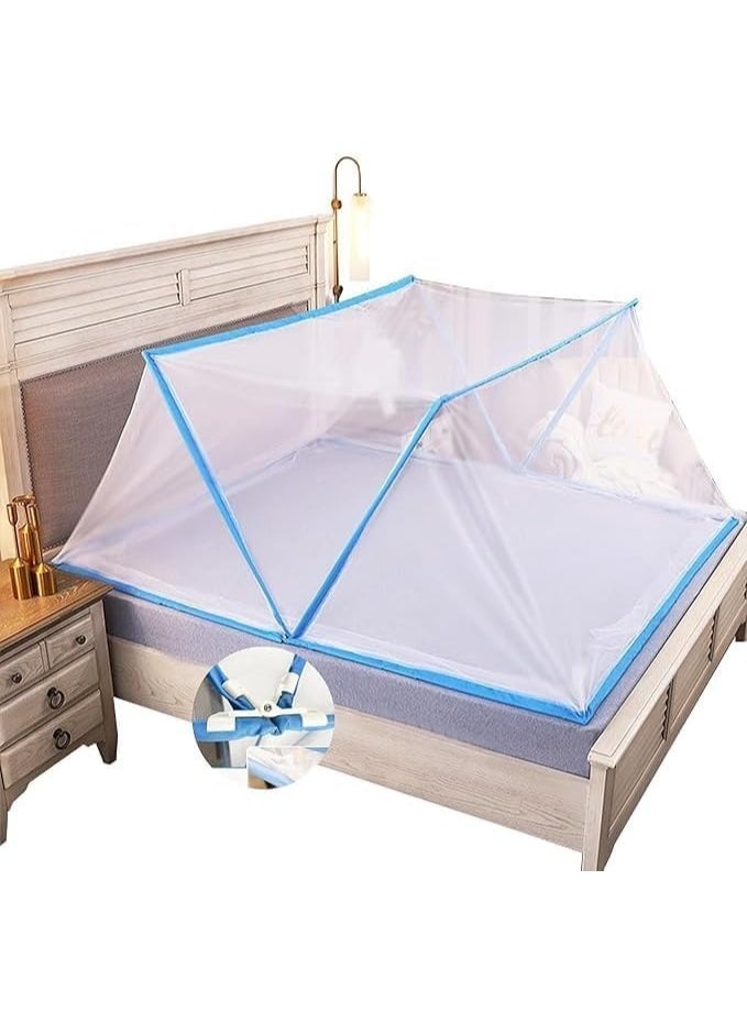 Generic - Practical and elegant bed mosquito net - protection from insects and mosquitoes with perfect ventilation and a peaceful sleep SH (brown) - Image 1