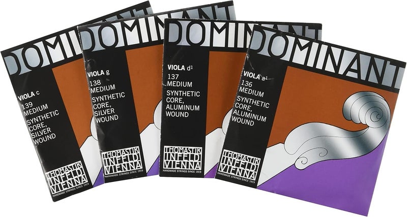 Thomastik-Infeld 141 Dominant Synthetic Core Viola Strings, Medium Gauge, 4/4 Scale, Set of 4 - Image 2