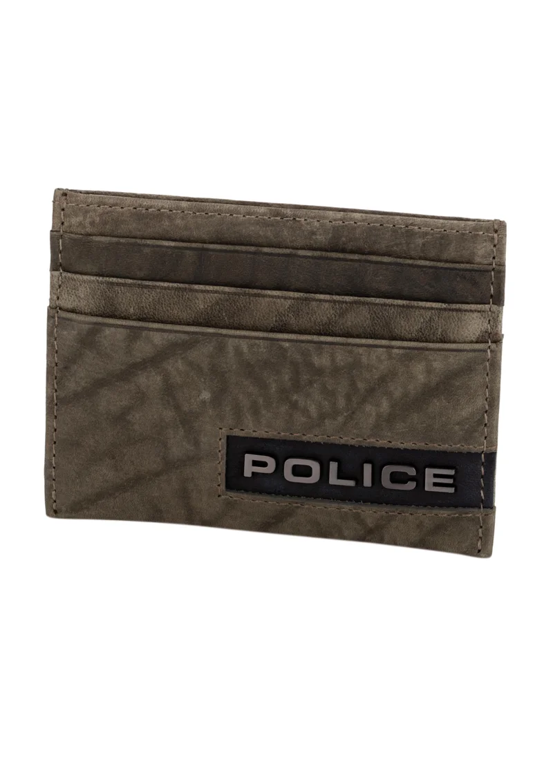 POLICE Police Ltr Card Case Light Brown Droid, Light Brown