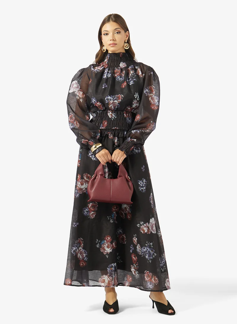 Ella  Floral Print Top & Skirt Set for Women | Best Price UAE
