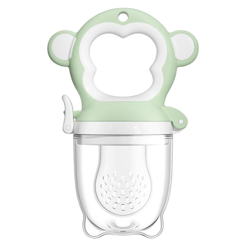 kismube Baby Fruit Feeding Teether Chew Bag with Silicone Nipple - Safe & BPA-Free for Infants 3-6 Months - Image 1