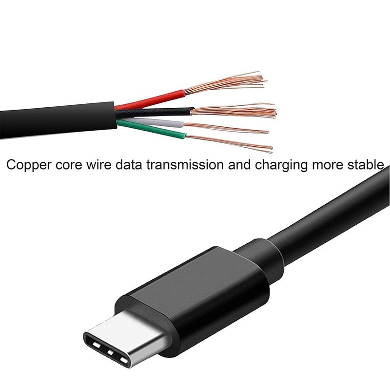 Suptig USB A to USB C Cable 2 Pack Charging Cable Compatible for Phone, Gopro Hero 13/hero12/11/10/9/8/7/6/5/hero Session gopro max Charging and Data Sync Cord(Black) - Image 5