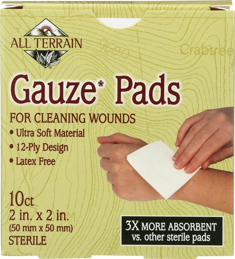 All Terrain Latex Free Gauze Pad 2 x 2 inch  10 per pack  6 packs per case6 - Image 1