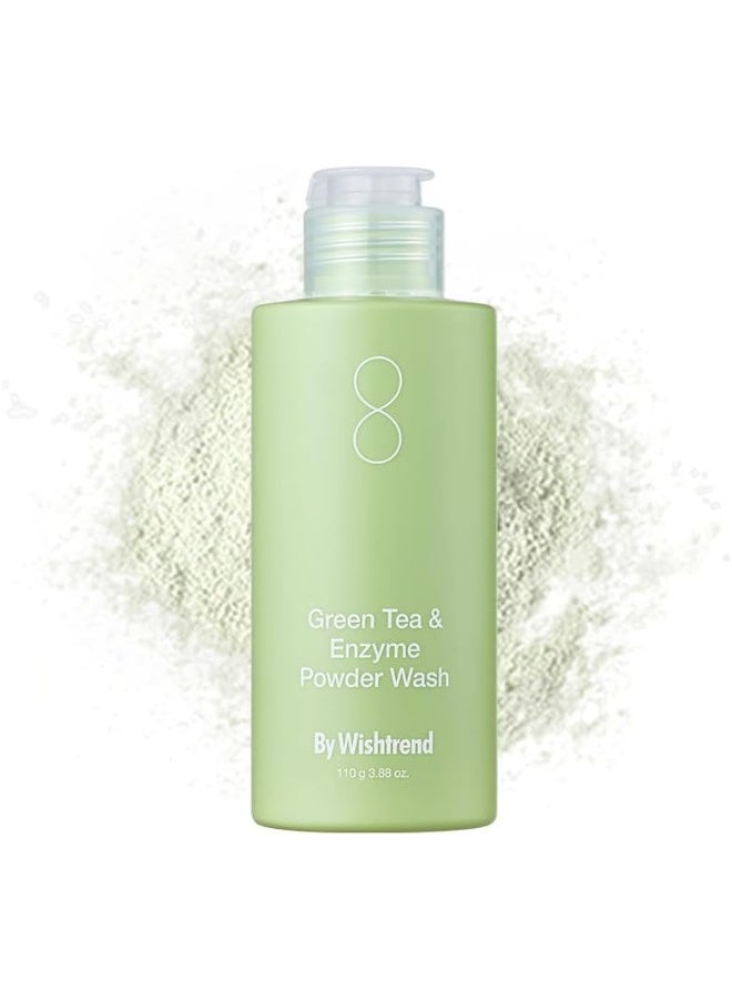 By Wishtrend غسول وجه مسحوق الشاي الأخضر والإنزيمات - Image 1
