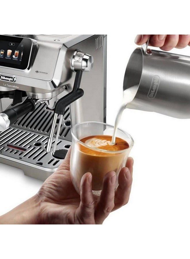 De'Longhi La Specialista Touch Manual Pump Bean to Cup Coffee Machine 40 x 36.7 x 31.9 cm 1.8 L 1450 W DLEC9455.M Silver and Black - Image 4