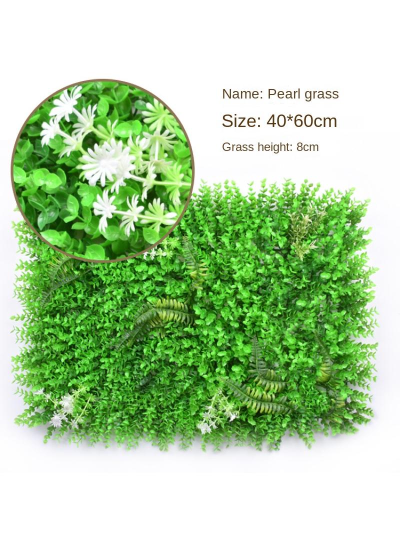 Artificial Plant Lawn DIY Background Wall Home Decor Green 40 x 60cm