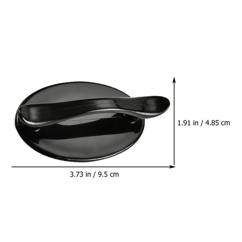 6Pcs No Punching Cabinet Handles Black And White Drawer Pulls Set For Kitchen Wardrobe Sliding Door - Image 3