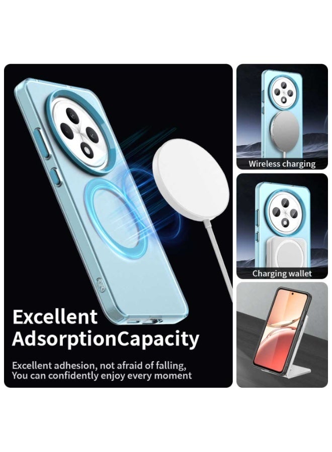 إيروريكس جراب مغناطيسي لهاتف OPPO F27 5G، مقاوم للصدمات، غطاء شفاف، متوافق مع الشحن اللاسلكي - Image 4