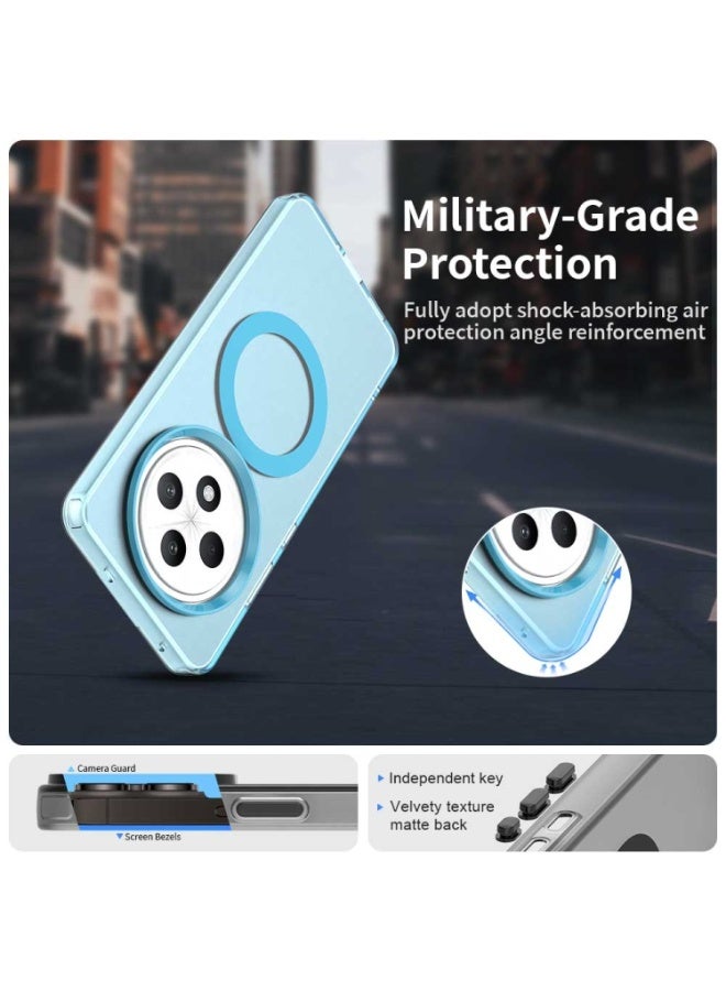 إيروريكس جراب مغناطيسي لهاتف OPPO F27 5G، مقاوم للصدمات، غطاء شفاف، متوافق مع الشحن اللاسلكي - Image 2