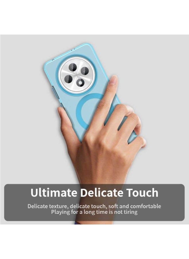 إيروريكس جراب مغناطيسي لهاتف OPPO F27 5G، مقاوم للصدمات، غطاء شفاف، متوافق مع الشحن اللاسلكي - Image 3