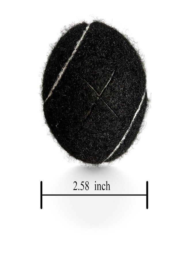 HiBallBall 4 Pack Precut Tennis Balls for Walkers, Heavy Duty Glide Balls for Walkers & Furniture Legs - Universal Floor Protectors, Long Lasting & Easy Installation (Black) - Image 2