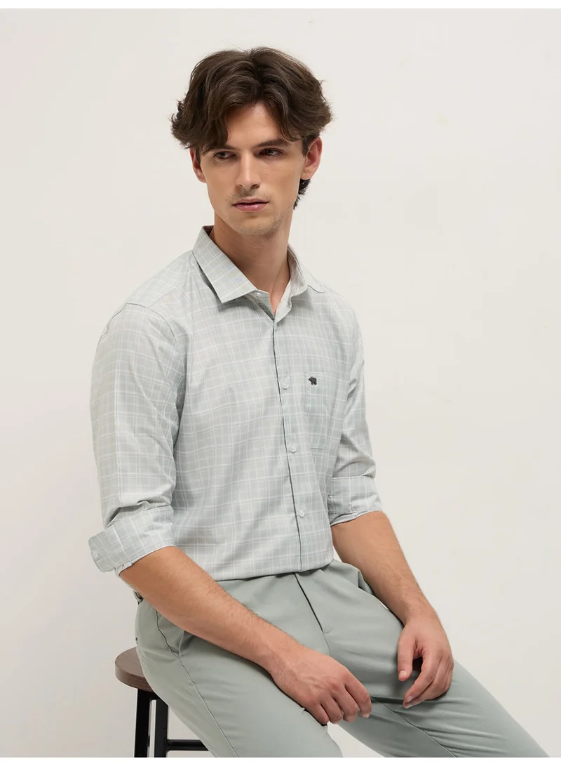 THE BEAR HOUSE Men’s Long Sleeve Shirt – Classic, Comfortable and Stylish Essential for Work, Travel or Casual Outings