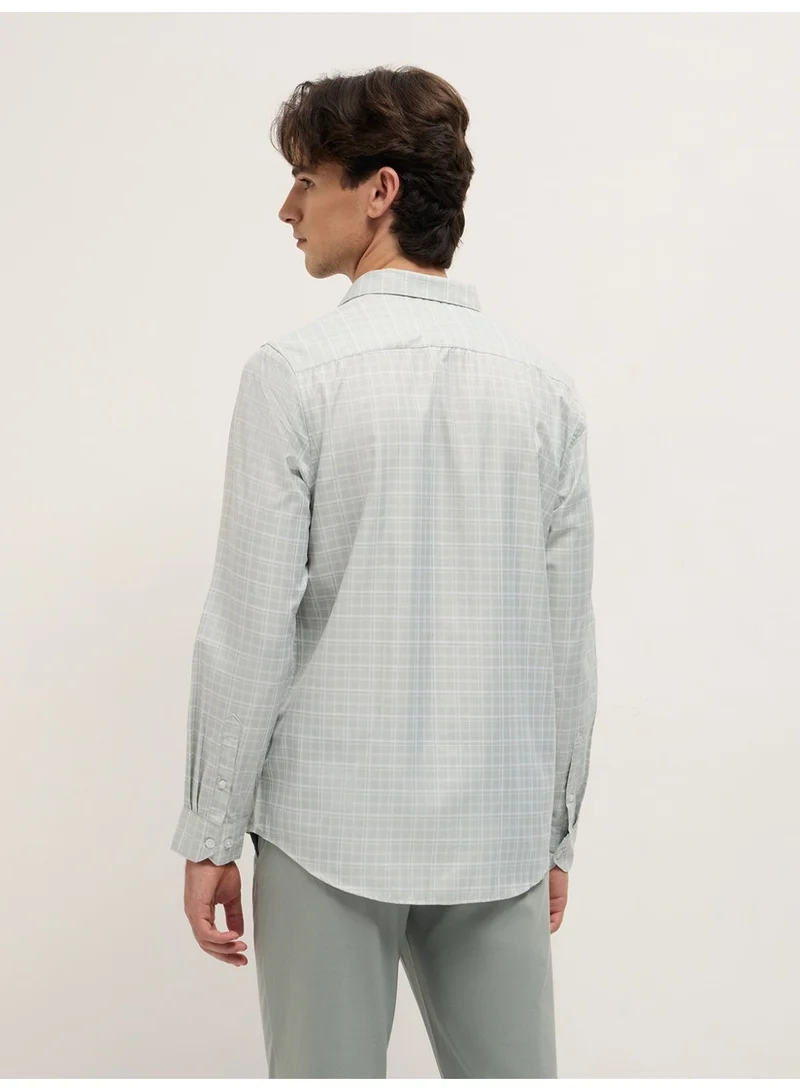 THE BEAR HOUSE  Men’s Long Sleeve Shirt – Classic, Comfortable and Stylish Essential for Work, Travel or Casual Outings for Men | Best Price UAE