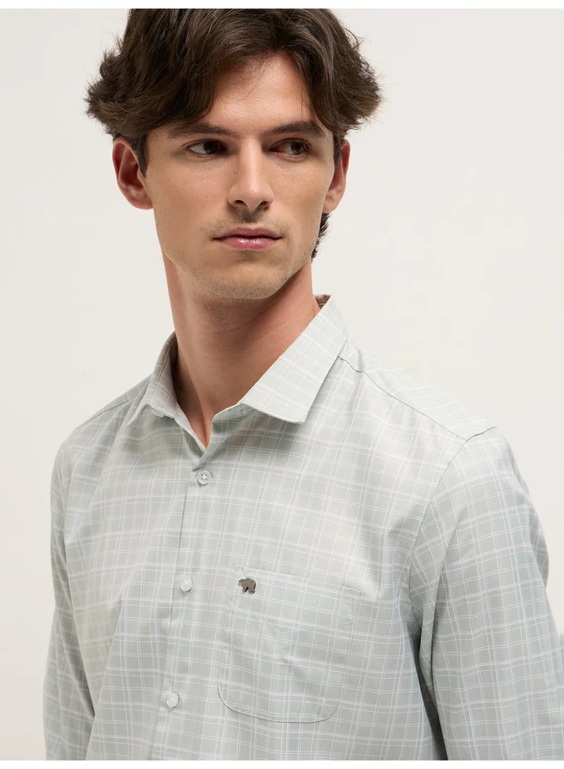 THE BEAR HOUSE  Men’s Long Sleeve Shirt – Classic, Comfortable and Stylish Essential for Work, Travel or Casual Outings for Men | Best Price UAE