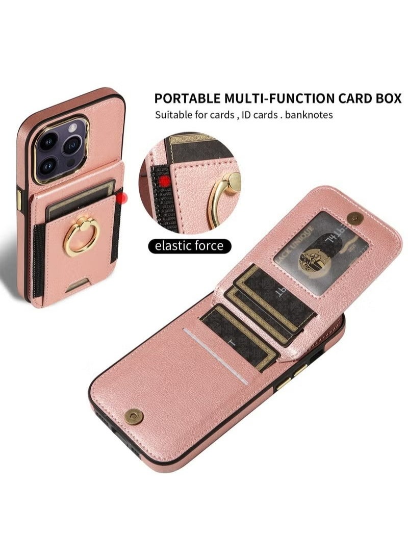 X-level iPhone 15 Pro Max/iPhone 15 Ultra Case Wallet With Credit Card Cover With Flip Premium Leather Phone Ring Stand Holder Kickstand Heavy Duty Protective Cover Accessories Protection  - Image 5