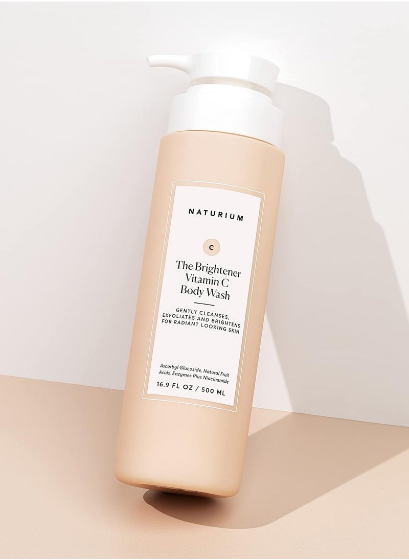 NATURIUM Naturium The Brightener Vitamin C Body Wash, Gentle Cleanser for Smoother-Looking Skin, Removes Dirt, Oil & Other Impurities, 16.9 oz  - Image 4