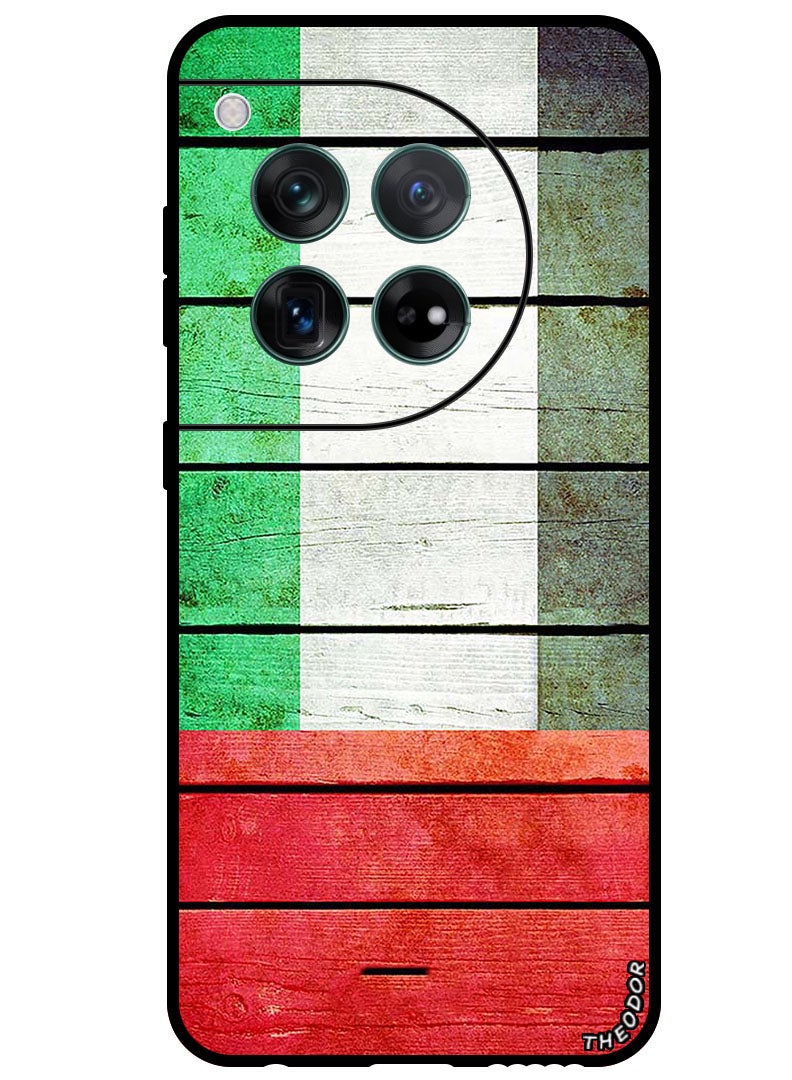 Theodor Protective Case Anti Scratch Shock Proof Bumper Cover For OnePlus 12 Wood Plank - Image 1
