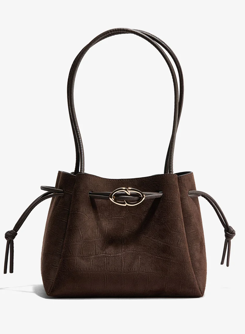 H&M Drawstring-detail shoulder bag