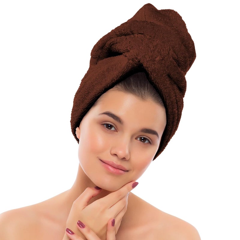 Eurow Microfiber Salon Towels – Bleachproof, Ultra Absorbent & Quick Drying – Soft, Lightweight & Durable for Hair Styling, Beauty, Barber & Spa Use, 16 x 29 Inches, 10-Pack, Brown - Image 2