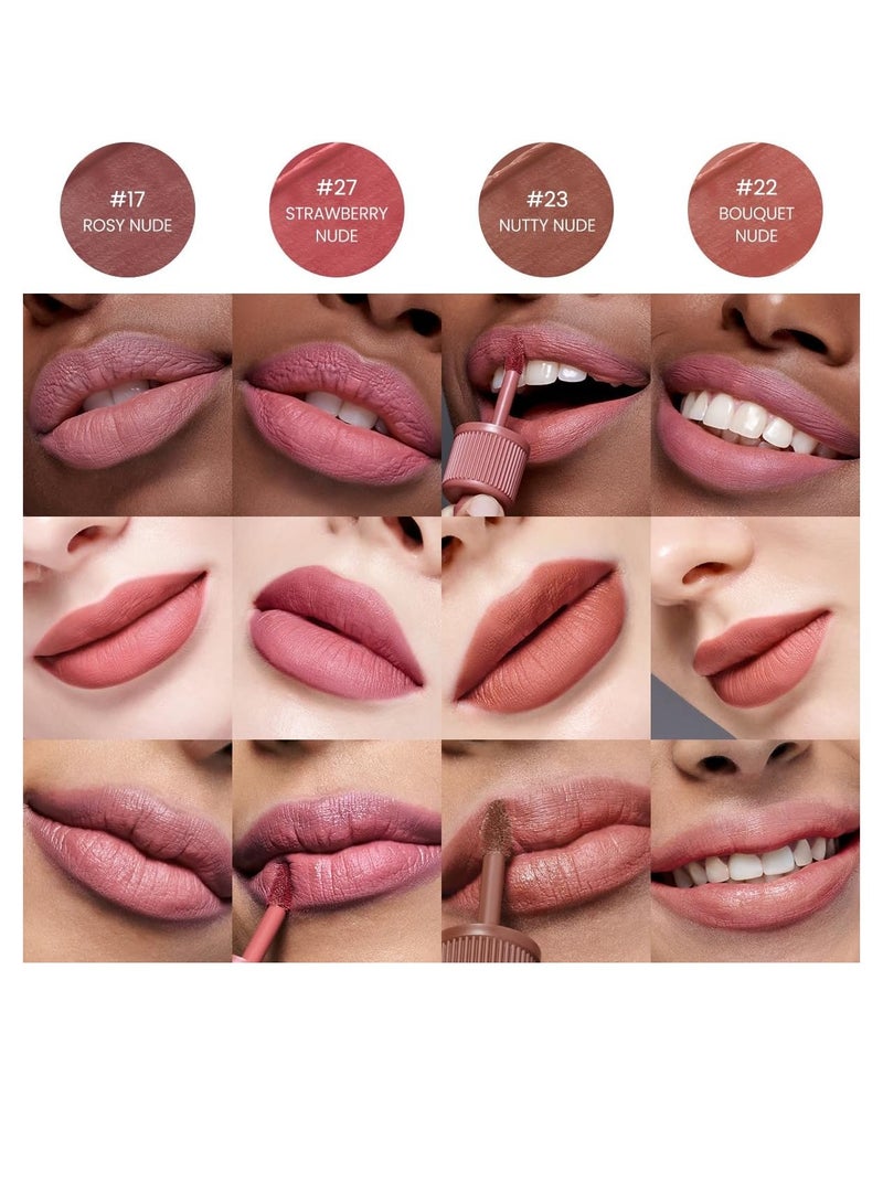 Peripera Ink the Velvet Lip Tint #028 MAUVEFUL NUDE| 0.14 fl oz - Image 4