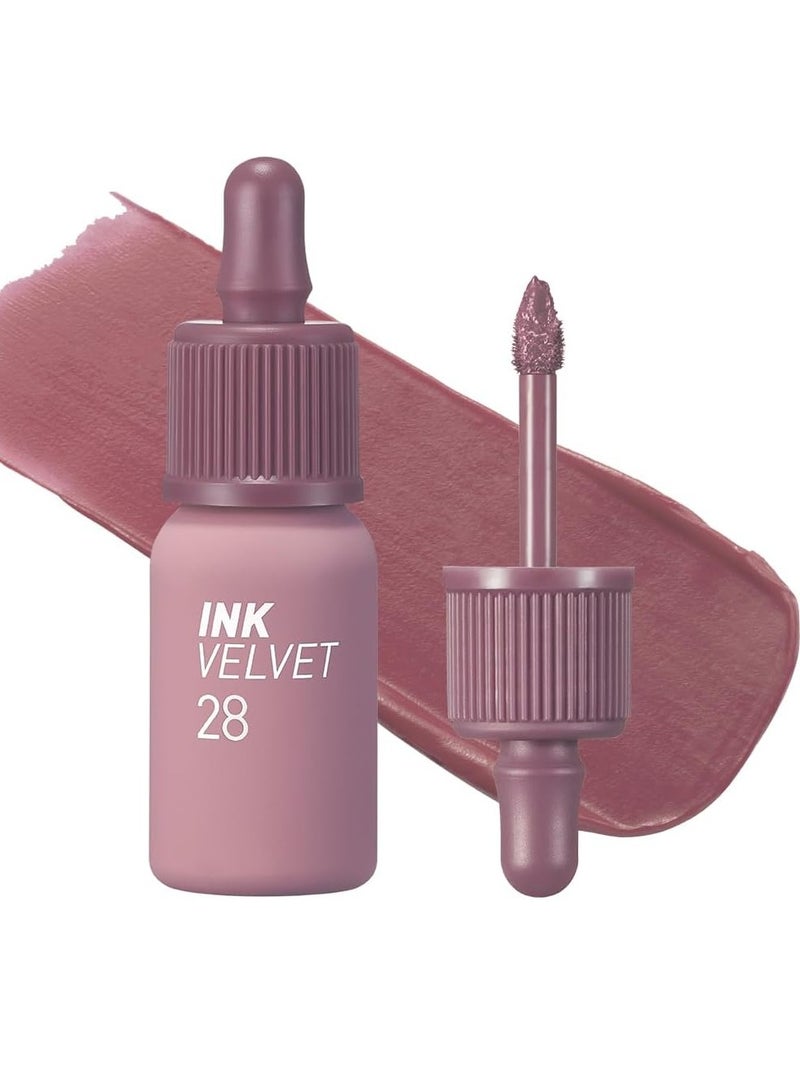 Peripera Ink the Velvet Lip Tint #028 MAUVEFUL NUDE| 0.14 fl oz - Image 1
