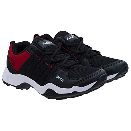 Lancer Mens HECTOR-901 Black Maroon Running Shoe - 9 UK (HECTOR-901BLK-MRN-43) - Image 3