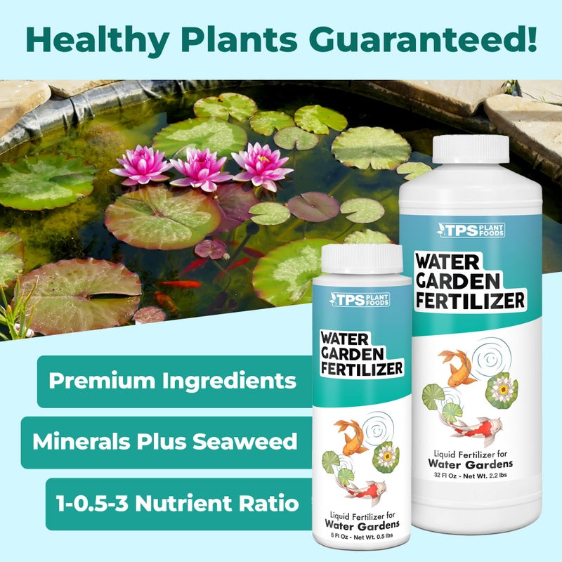 TPS NUTRIENTS Water Garden Fertilizer, Complete Liquid Water Garden Plant Food, 8 oz (250mL) - Image 2