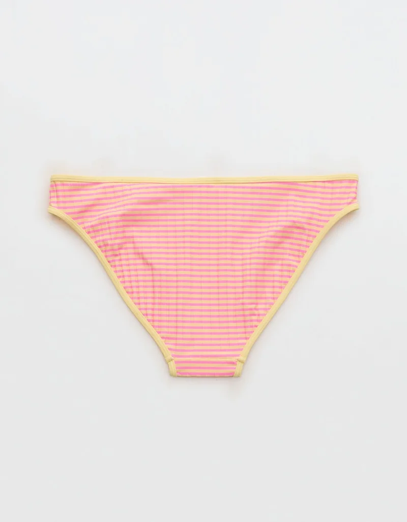 Aerie  Aerie Ribbed Full Coverage Classic Bikini Bottom for Women | Best Price UAE