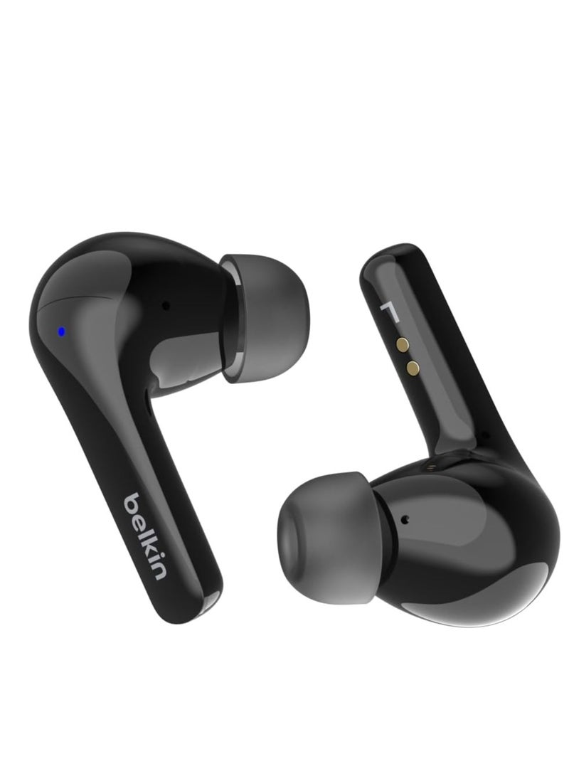 Belkin SoundForm™ Motion True Wireless Earbuds, Noise Cancelling Ear Buds with Wireless Charging Case & Dual Microphone - IPX5 Water Resistant Bluetooth Headphones for iPhone & Samsung - Image 1