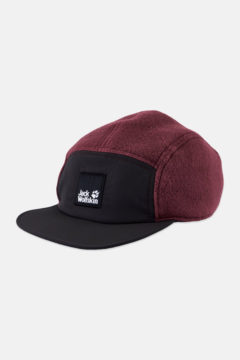 Jack Wolfskin Men Brand Logo Cap, Maroon - Image 1
