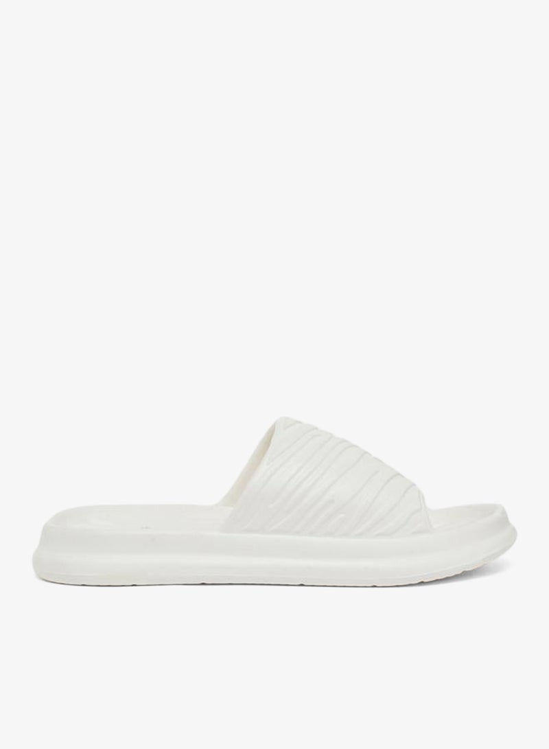 Styli White Textured Slides - Image 1