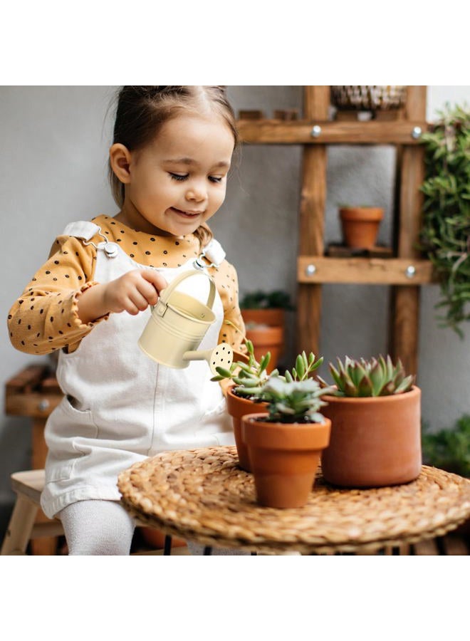 DOITOOL Watering Can Kids Small Watering Can, Metal Watering Can for Outdoor Plants, Children Iron Mini Watering Can for Garden Yarde Home Plants Flower (Mixed Style, 6Pcs) - Image 3
