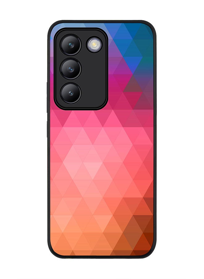 Stylizedd Rugged Black edge case for Vivo V30 Lite 5G, Slim fit Soft Case Flexible Rubber Edges Anti Drop TPU Gel Thin Cover -  Anna's Prism - Image 1