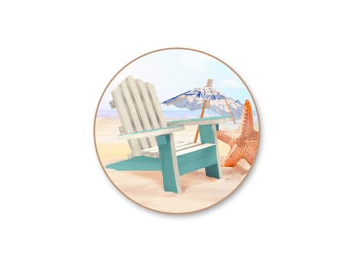 Multicraft Beach Adirondack Chair Miniature Wood for Dollhouses, Displays, Crafting, DIY - 5 Inches - Image 4