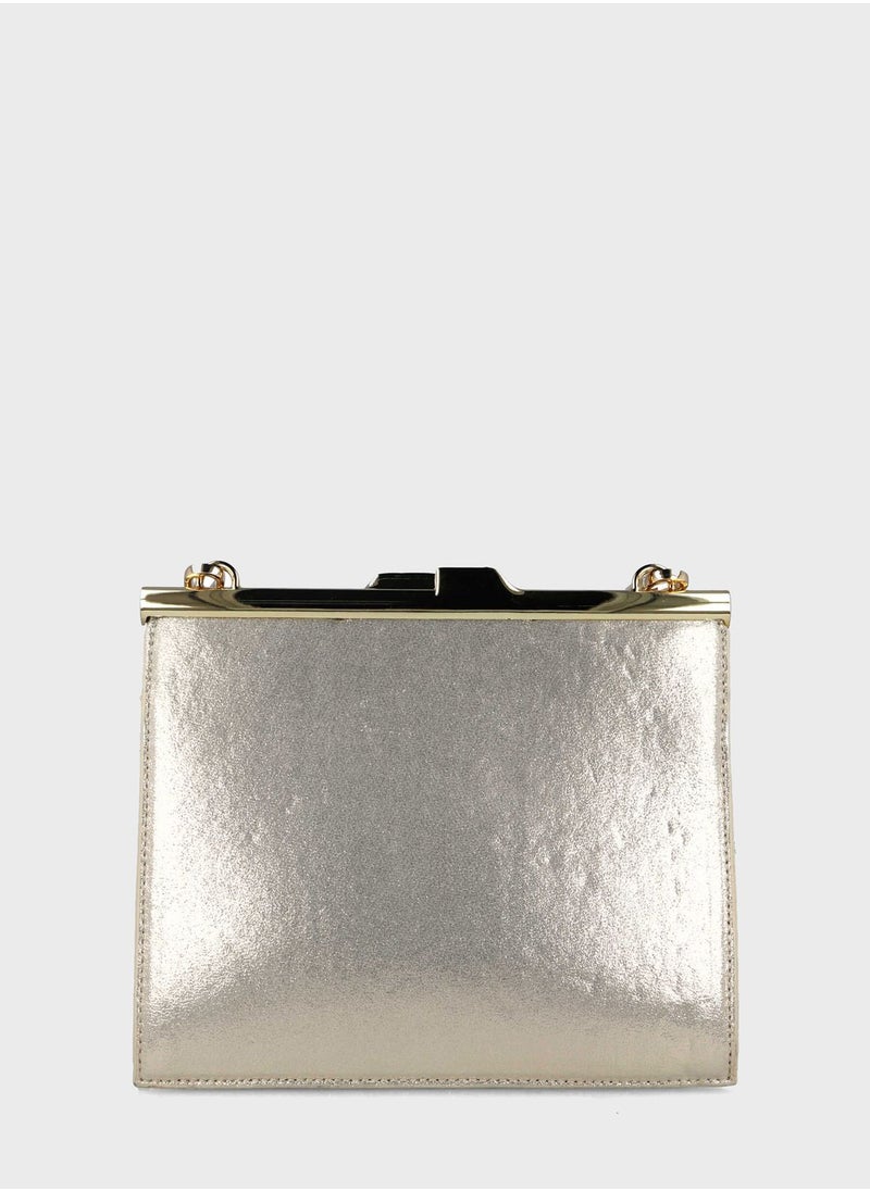 MENBUR - Textured Magnet Lock Crossbody Bag - Image 1