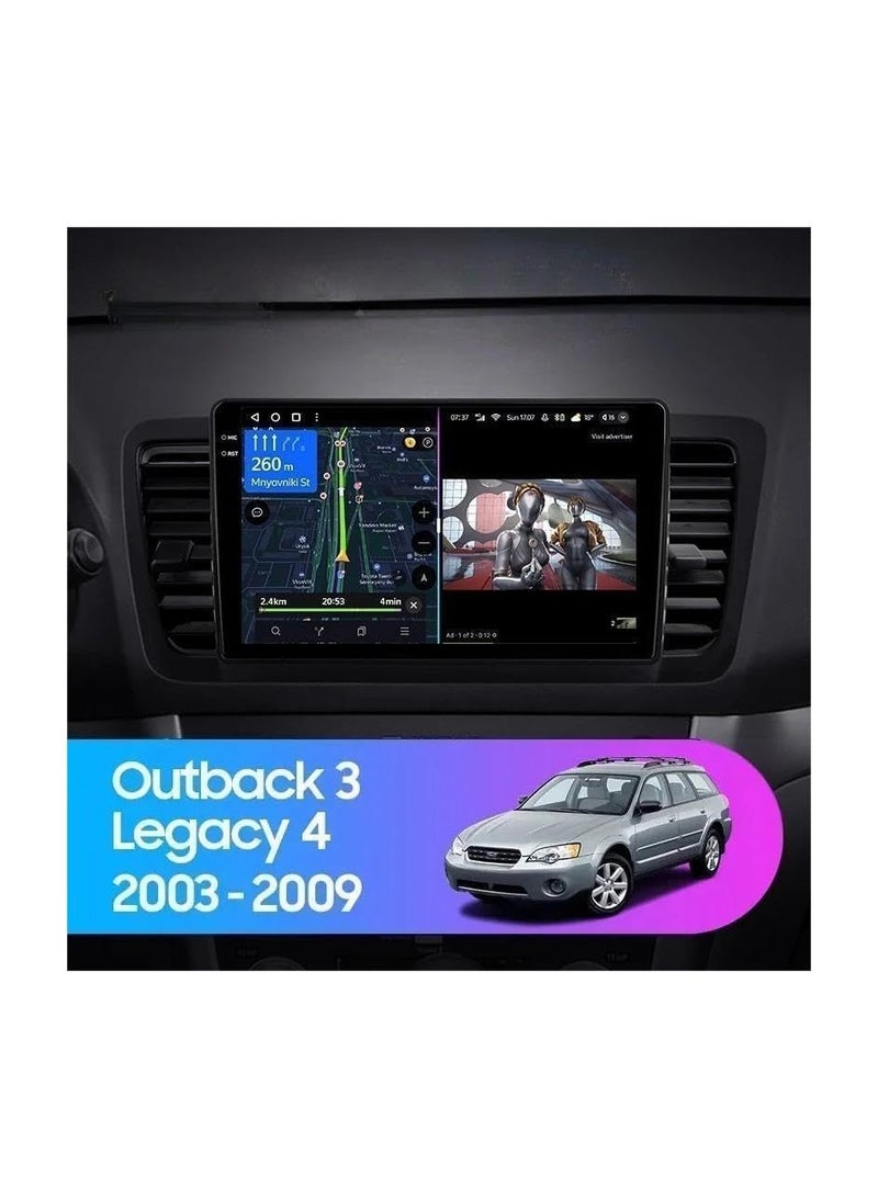 SHEZA STAR Android Car Stereo for Subaru Legacy Outback 2004 2005 2006 2007 2008 2009 2GB RAM 32GB ROM 9 Inch Support Apple Carplay, MirrorLink WiFi BT, IPS Touch Screen with AHD Camera Included - Image 5
