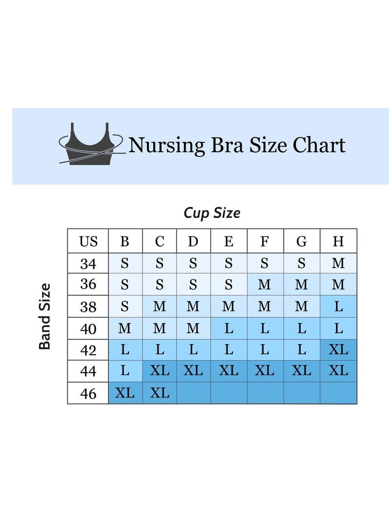 شو وو Nursing Bra, Women's Hands-Free Pumping Wireless, Adjustable Breastfeeding Bra Cotton Sleep Maternity Designs Pump Insert for Holding Breast Pumps, Not including bottle, M - Image 4