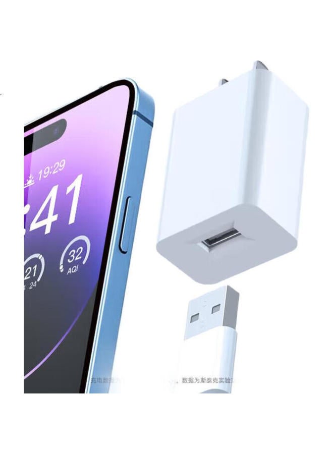Stiger 5V2A/1A Charger, Usb Socket Head, Suitable For Watches, Iphone 15/14/13/12, Apple, Huawei, Honor, Xiaomi, Android Phones, Earphones, Power Adapter - Image 1