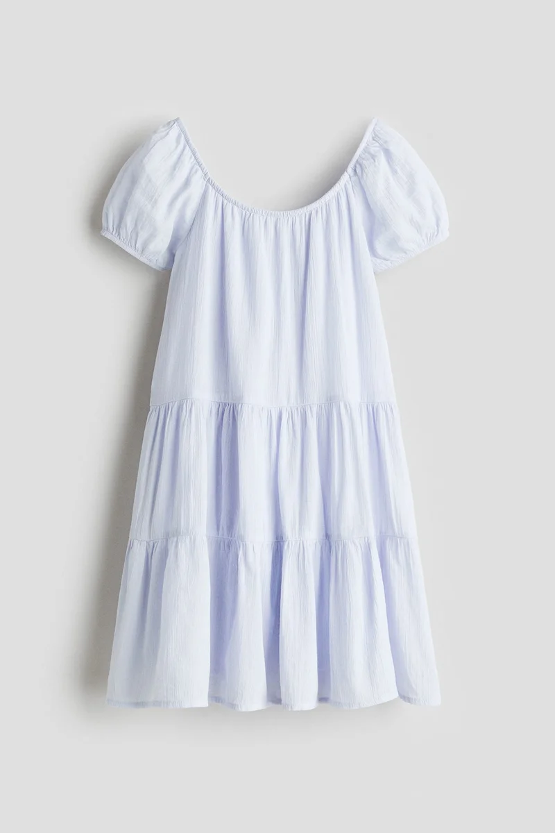H&M Crinkled cotton dress