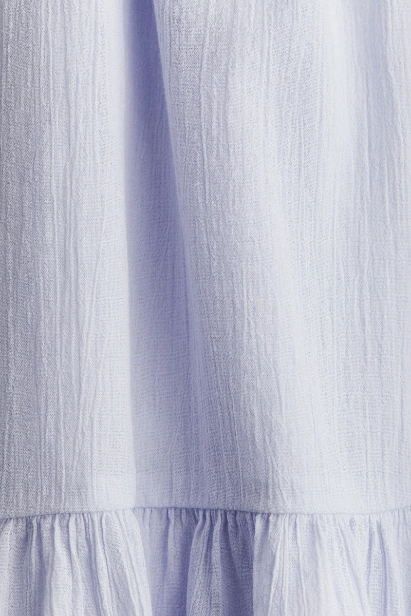 H&M Crinkled cotton dress