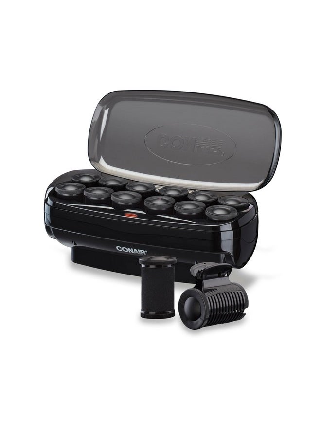 CONAIR Conair Hot Rollers Hair Curlers for Long, Medium and All Hair | Heated Rollers with Hair Roller Clips Included | 1 1/2-inch Rollers | Amazon Exclusive  - Image 1