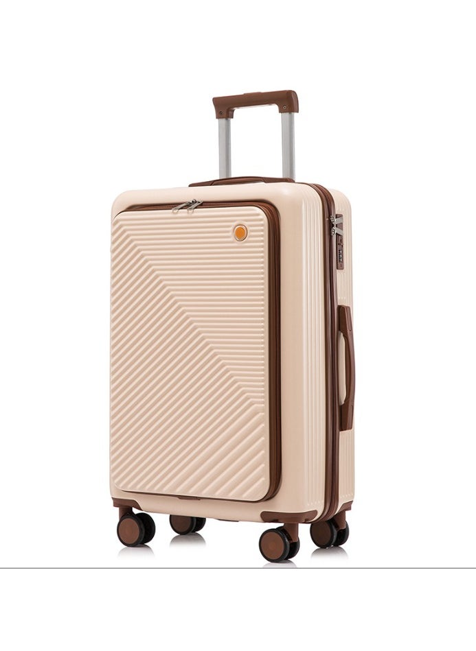Generic - Front Opening Lid Luggage Suitcase Suitcase 20 Inch Boarding Case Business Travel Suitcase - Image 1
