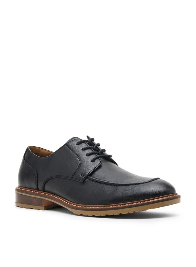 Mravius Black Men's Oxford Shoes