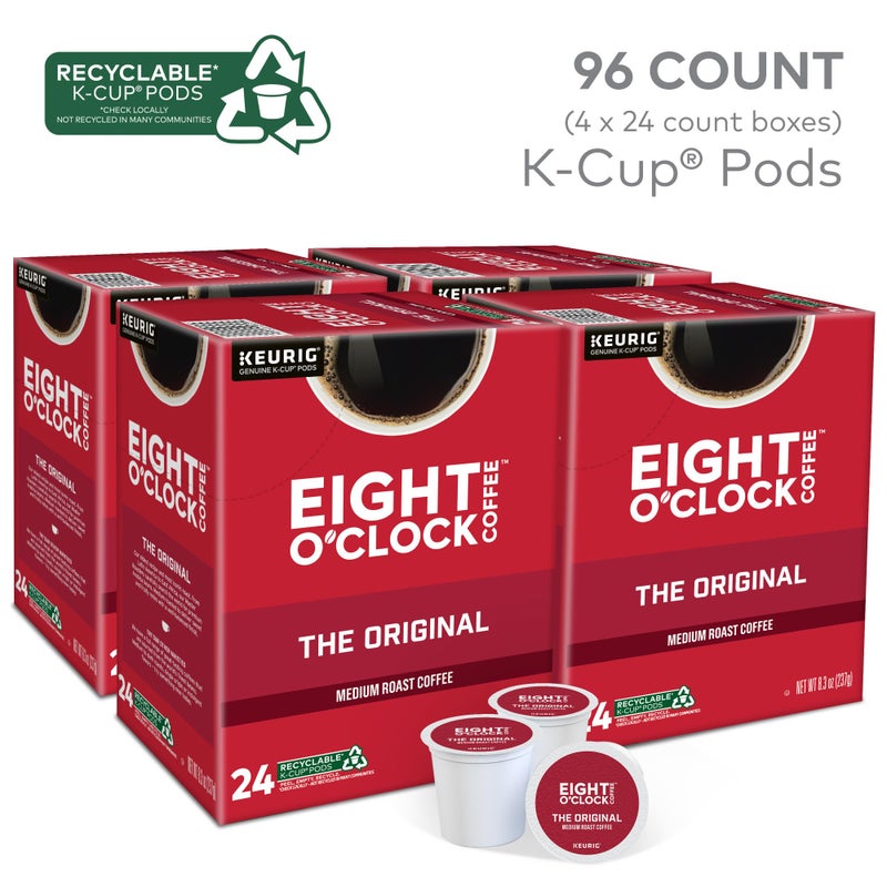 Eight O'Clock Coffee The Original Keurig Single-Serve K-Cup Pods, Medium Roast Coffee, 96 Count (4 Packs of 24) - Image 2