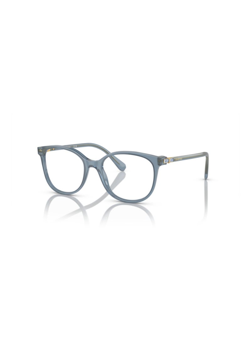 SWAROVSKI Swarovski Woman Square  Eyeglasses- Sk 2002 - Lense Size:51Mm - Opaline Blue - Image 1