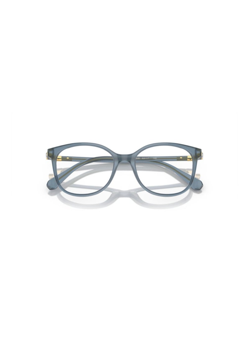 SWAROVSKI Swarovski Woman Square  Eyeglasses- Sk 2002 - Lense Size:51Mm - Opaline Blue - Image 5