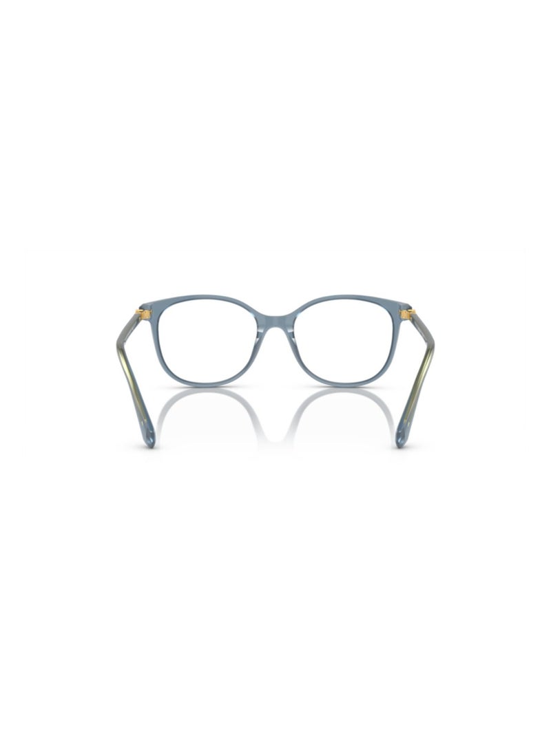 SWAROVSKI Swarovski Woman Square  Eyeglasses- Sk 2002 - Lense Size:51Mm - Opaline Blue - Image 3