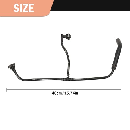 FanPaYY 8W0121081AN Coolant Radiator Overflow Hose Line Cooling Breathe Tube Compatible with 20162023 A4 A5 Quattro Allroad 20T L4 - Image 3